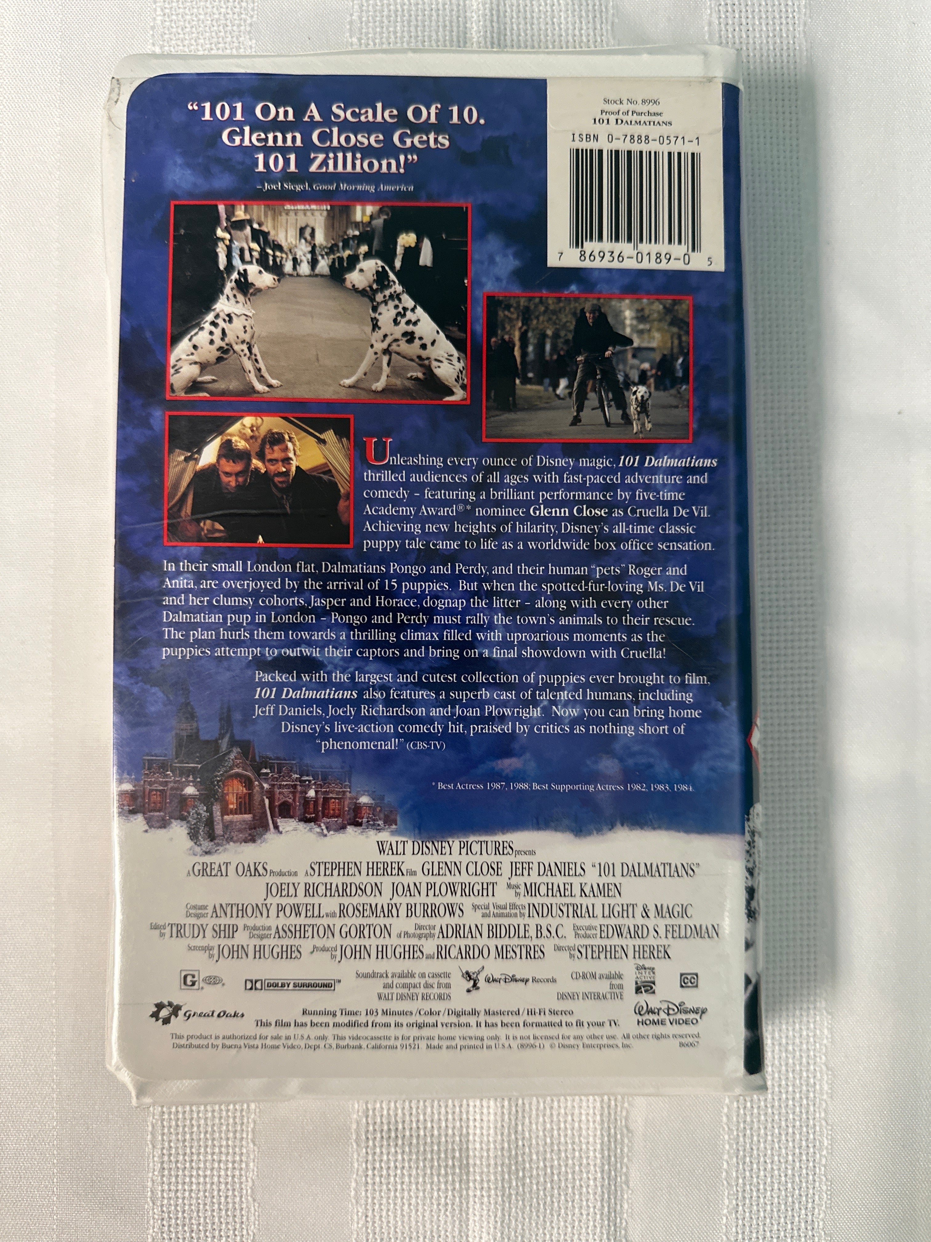 101 Dalmations VHS